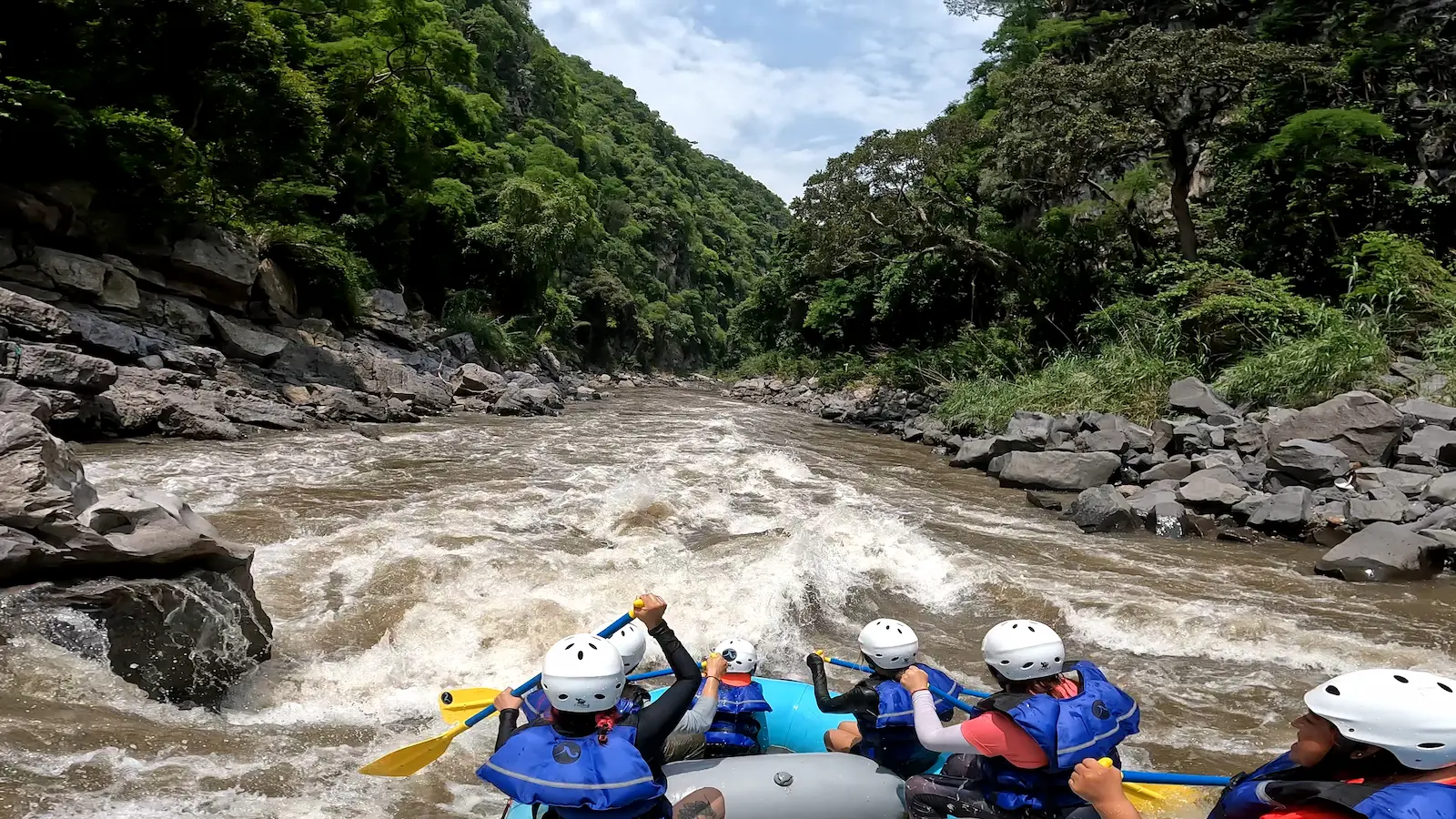 Rafting en el río Amacuzac