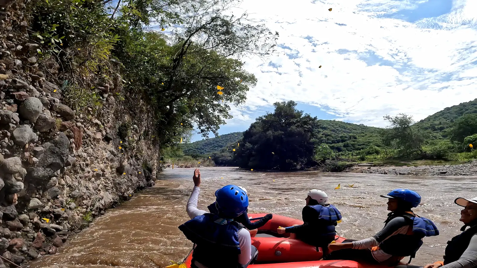 Rafting familiar en el río Amacuzac